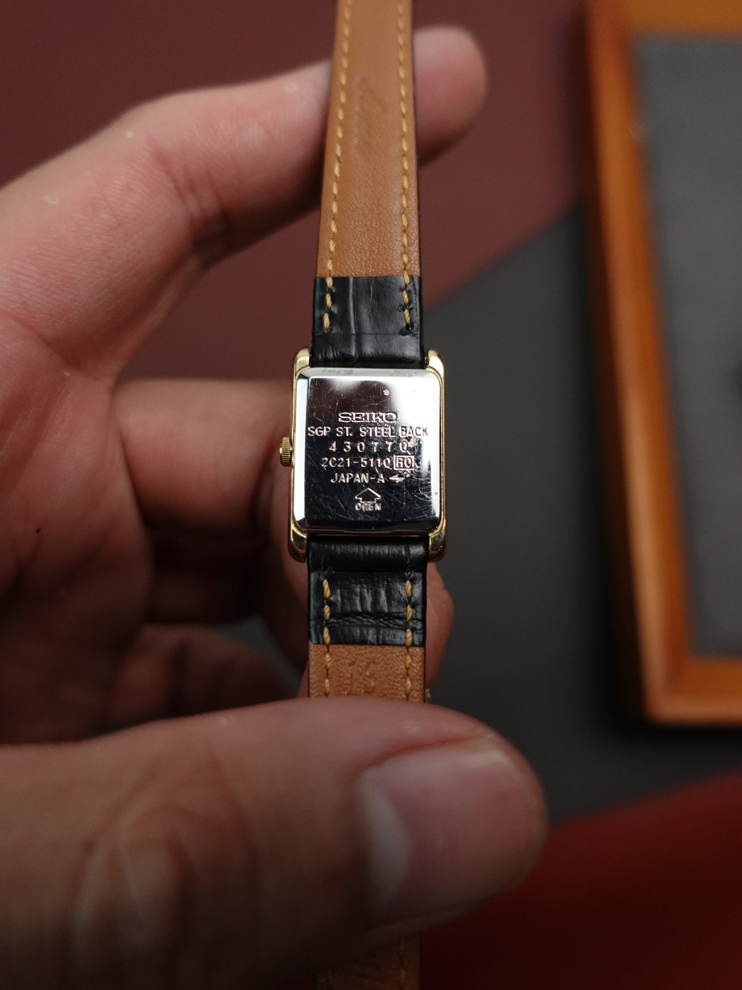 Seiko Tank Classic Circa 1980s 2c21-9340