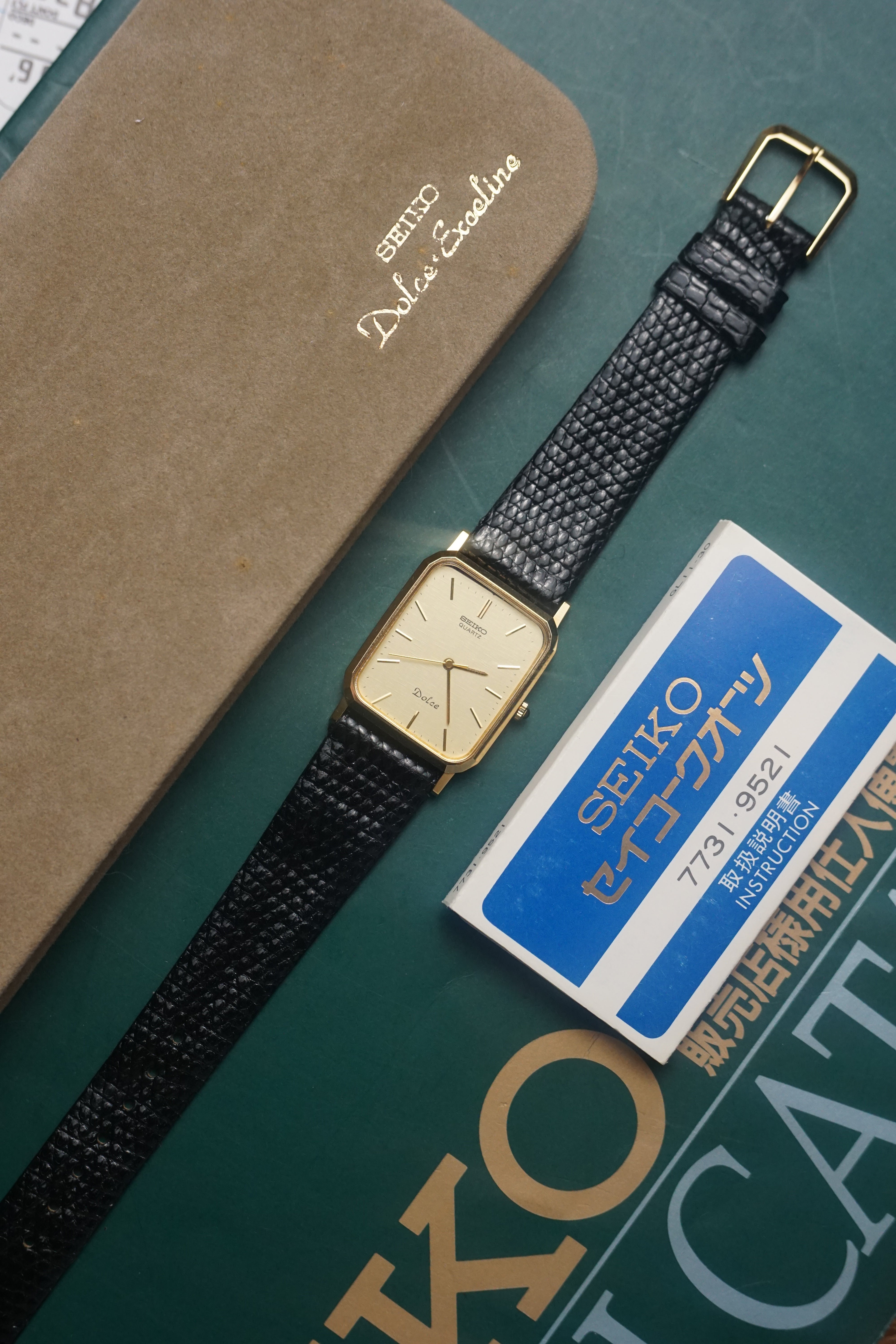 vintage Seiko dolce octagon tank vintage tank Seiko octagon dolce