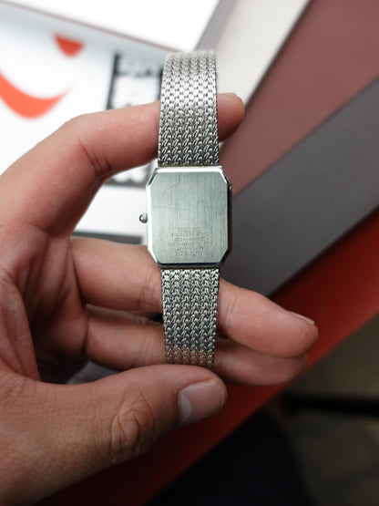 Rare Seiko Dolce Sunburst Blue integrated bracelet 9531-5080