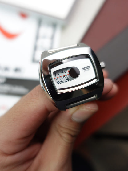 Citizen 1481010 independent Jumping hour quartz Special White edition with original Box