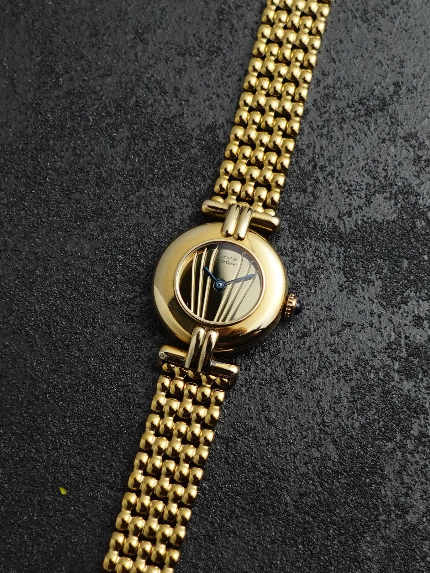 Cartier Colisee " Sunray" Quartz Circa. 1980s with Box