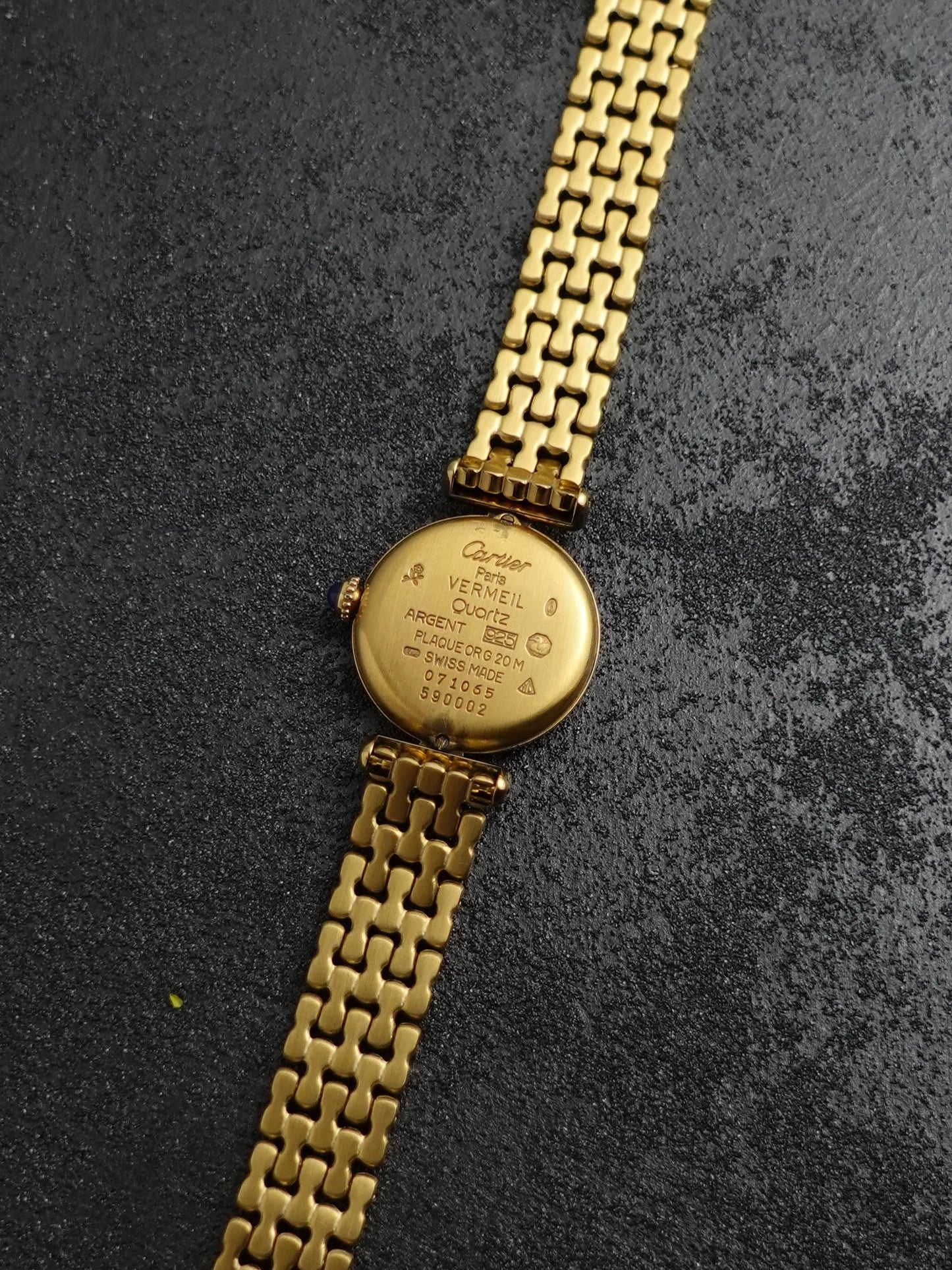 Cartier Colisee " Sunray" Quartz Circa. 1980s with Box