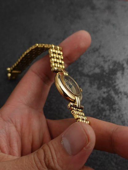 Cartier Colisee " Sunray" Quartz Circa. 1980s with Box