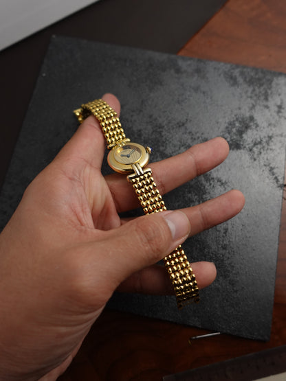 Cartier Colisee " Sunray" Quartz Circa. 1980s with Box