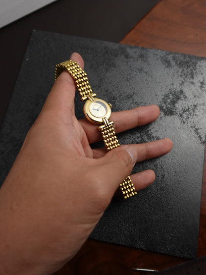 Cartier Colisee " Sunray" Quartz Circa. 1980s with Box