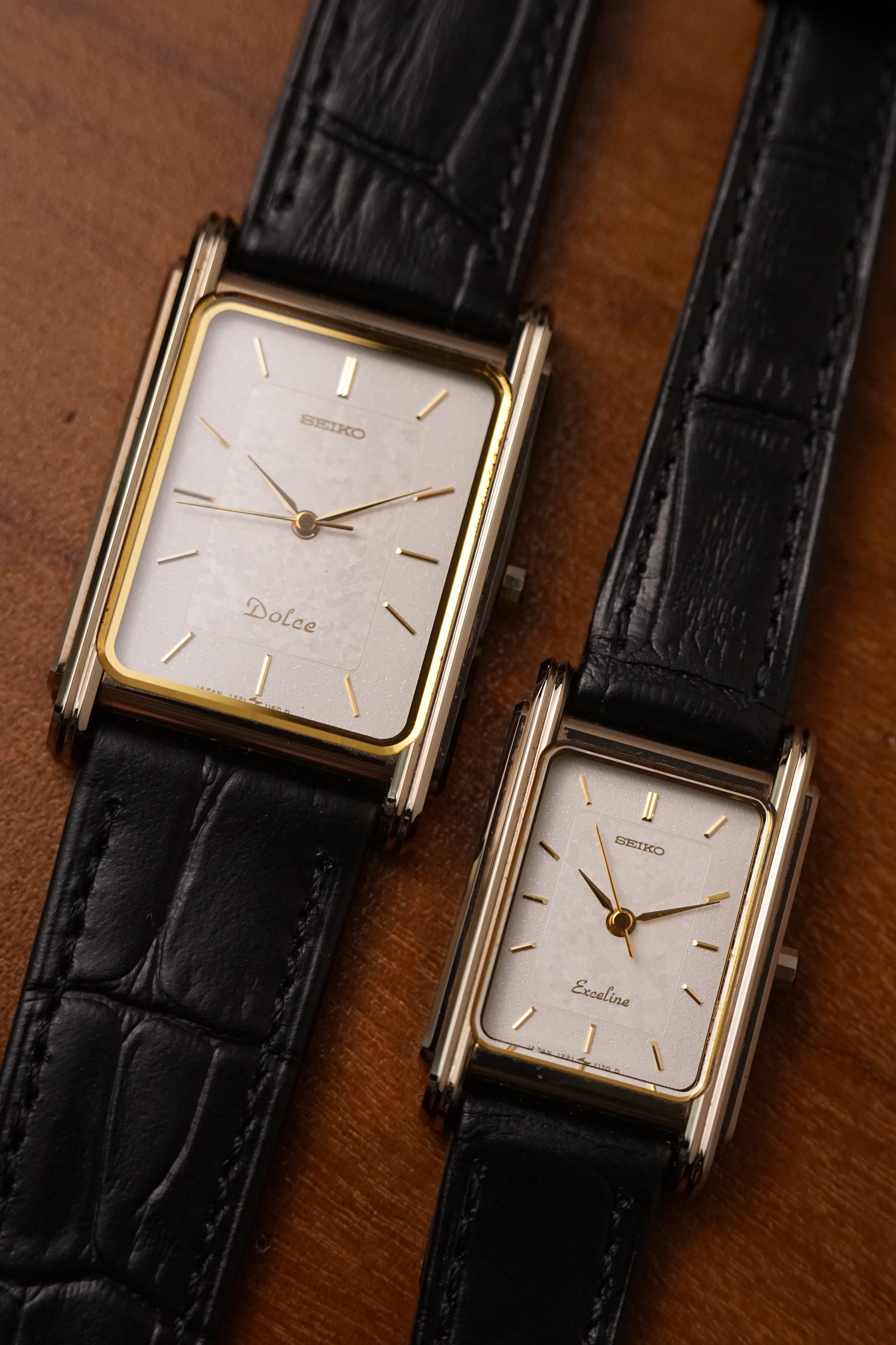 Seiko Dolce Exceline Couple set Tungsten Carbide 1221-5850 1221