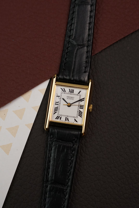 Seiko Tank Classic Circa 1980s 2c21-9340