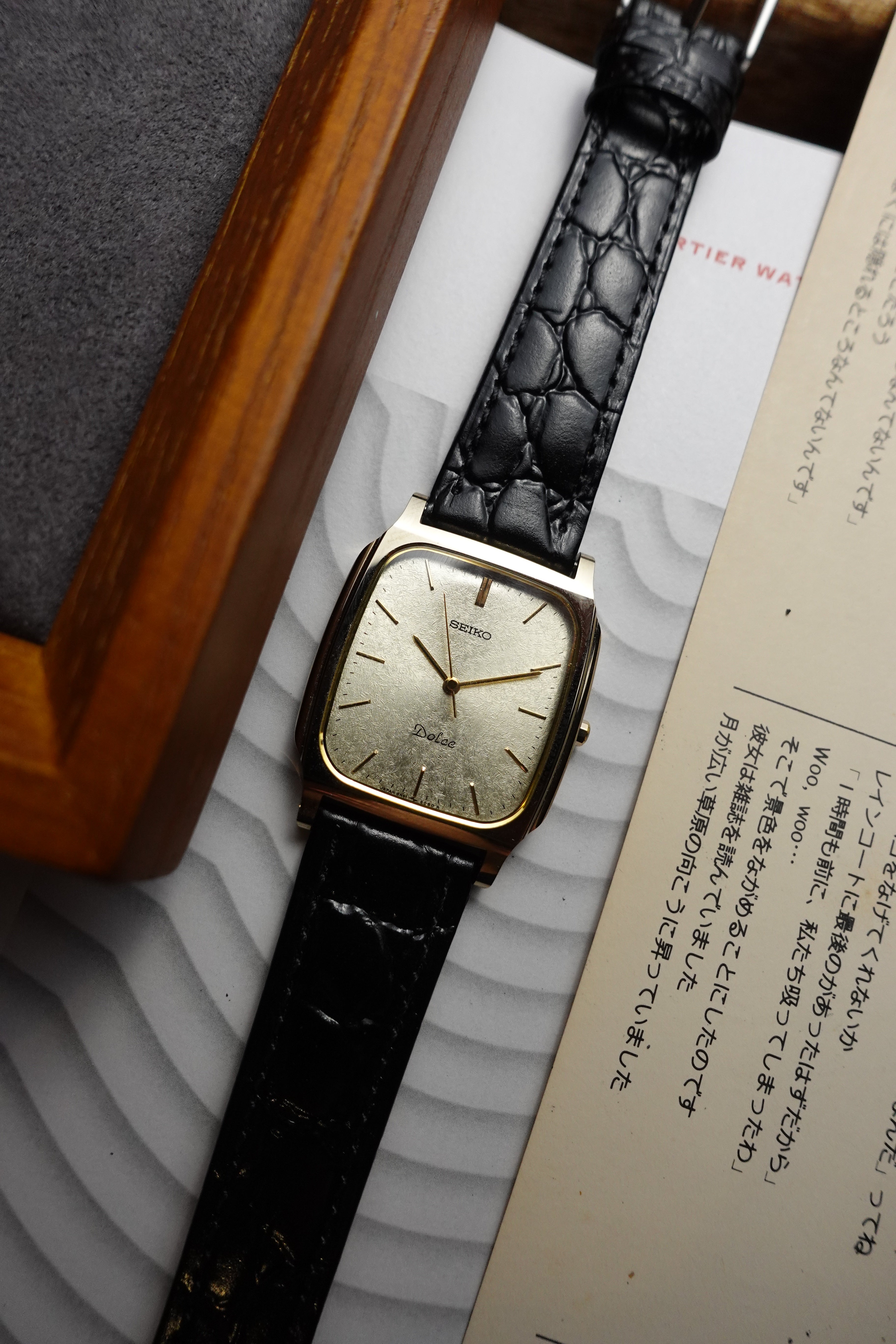 Seiko Dolce Tungsten Carbide scratch resistant case – My First Vintage