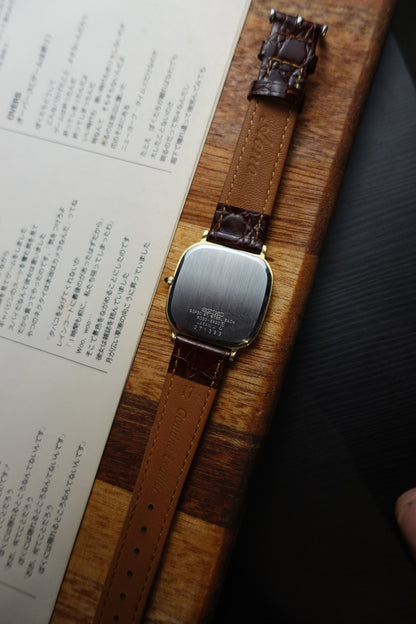 Seiko Dolce Cushion Case with texture dial