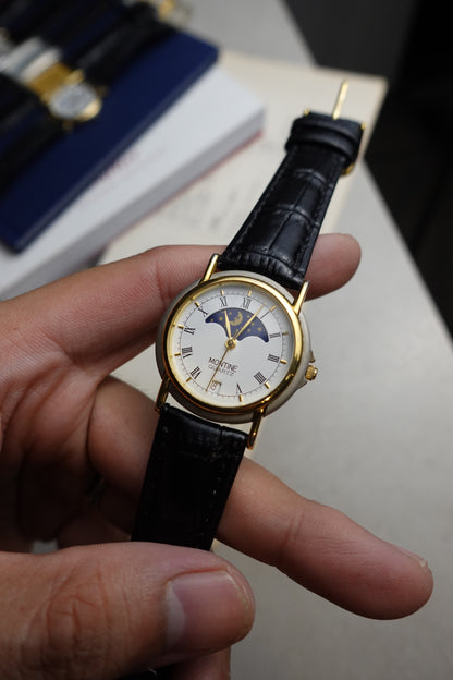Montine Moonphase Quartz Japan made #693