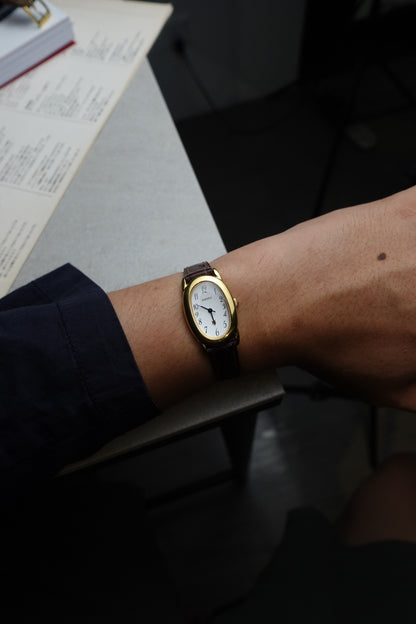 Ladies Seiko 'Baignoire' Gold #339