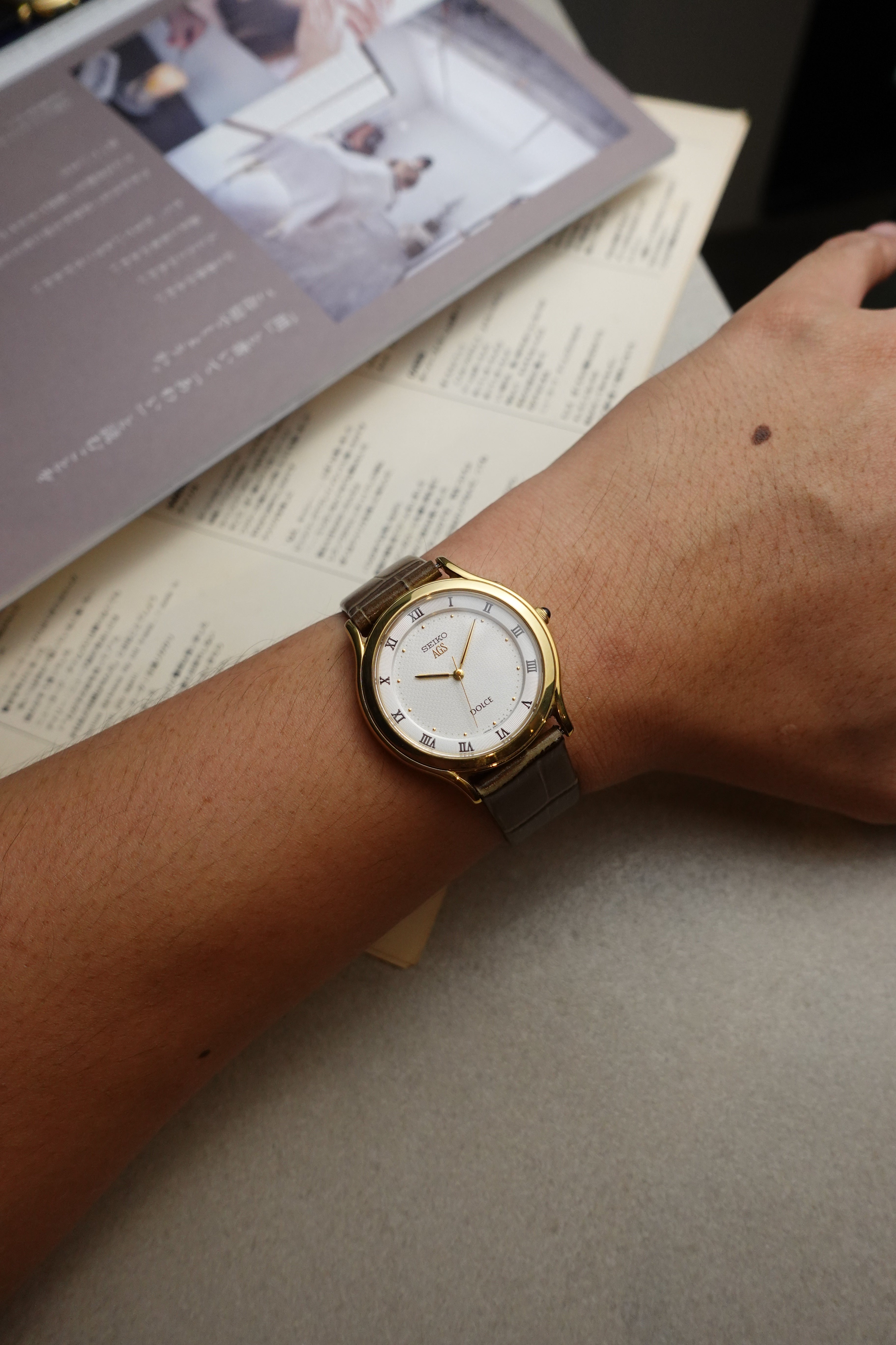Seiko Dolce AGS (automatic quartz movement) #266 – My First Vintage