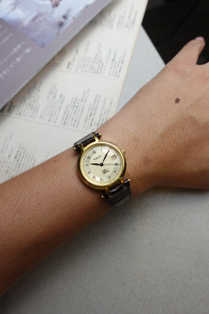 Burberry Classic Guilloche Gold on Gold swiss made variation