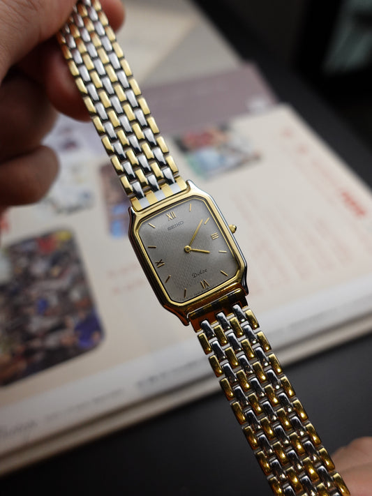 Seiko Dolce 2-tone bracelet with anti-magnetic case