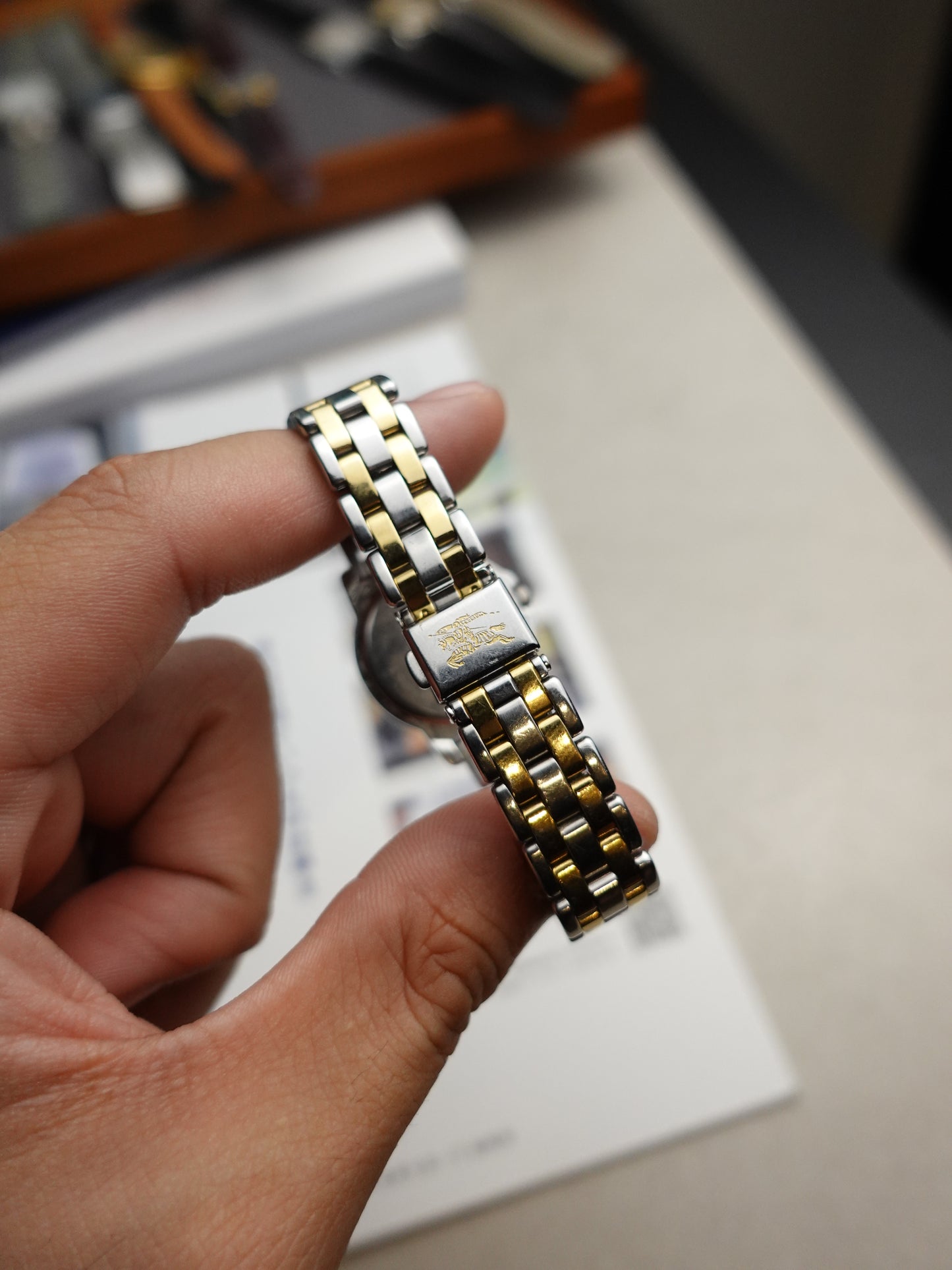 Burberry Classic Jubilee mini 2 tone