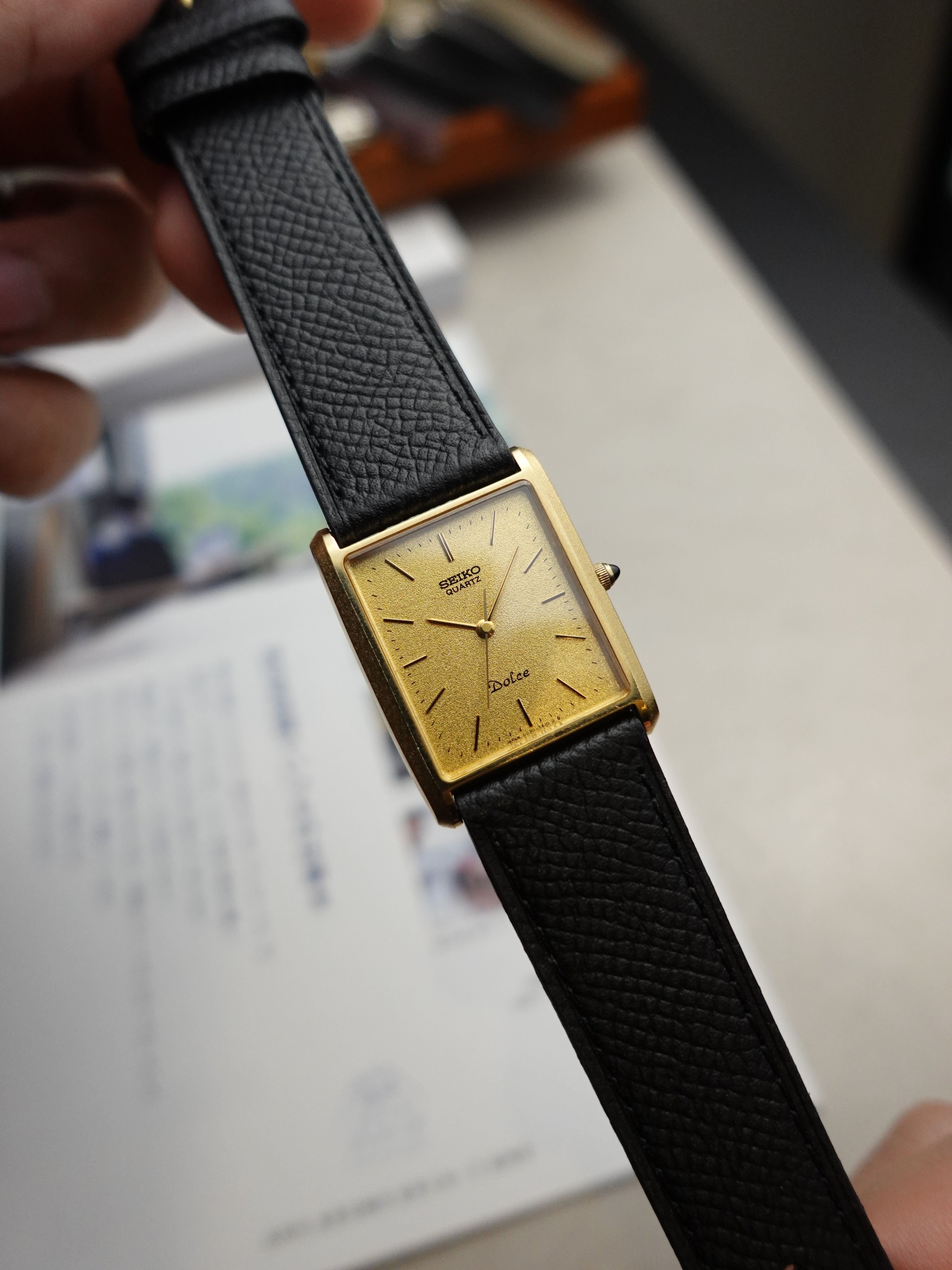 Seiko Tank Dolce SGP30 gold edition – My First Vintage