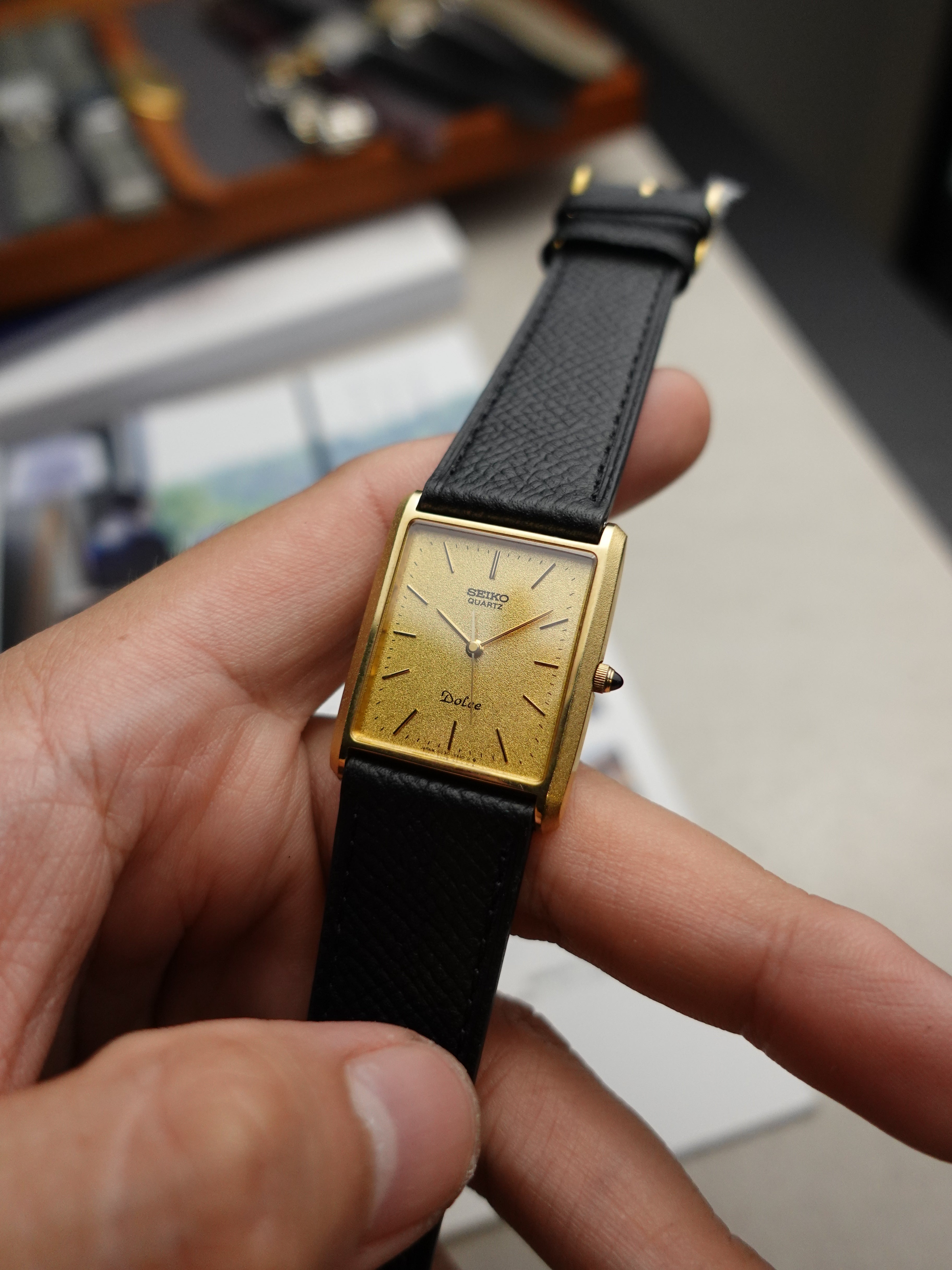 Seiko Tank Dolce SGP30 gold edition – My First Vintage