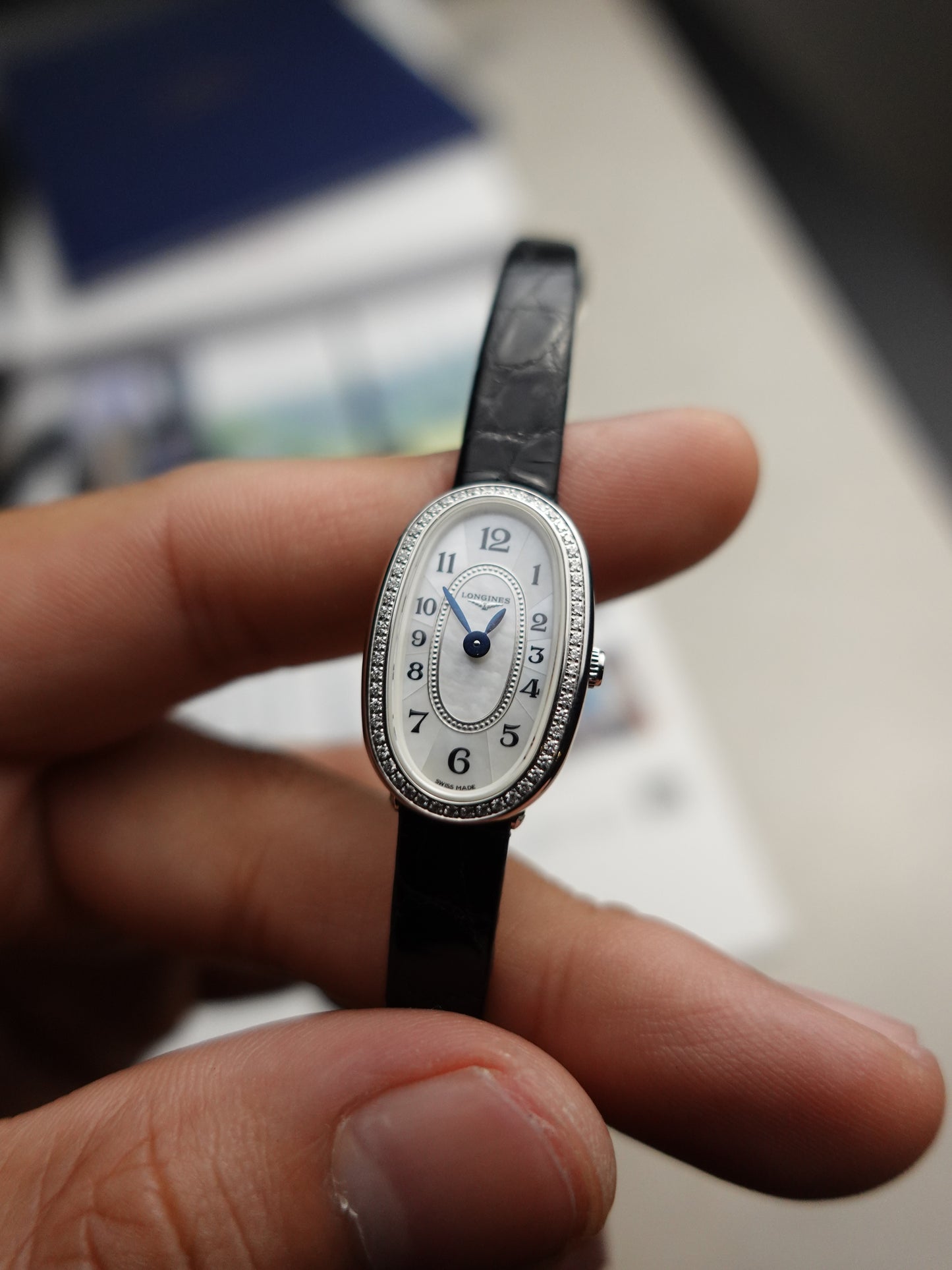 Longines Symphonette Real diamond bezel mother of pearl dial&nbsp;