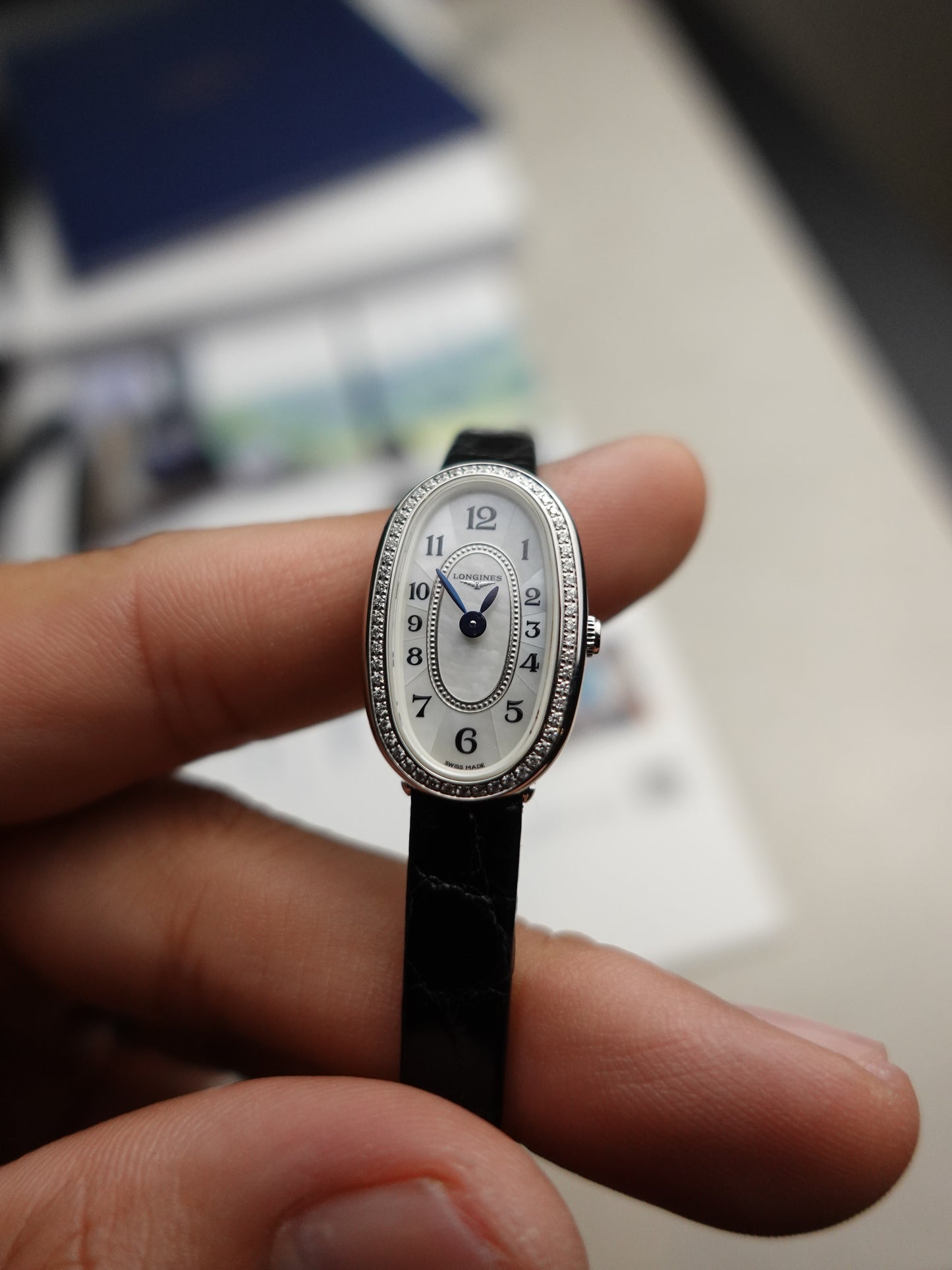 Longines Symphonette Real diamond bezel mother of pearl dial&nbsp;