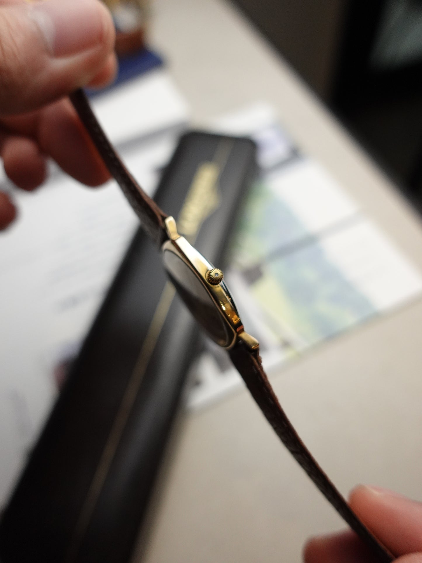 1983 Longines 150th anniversary cushion case Quartz With original box