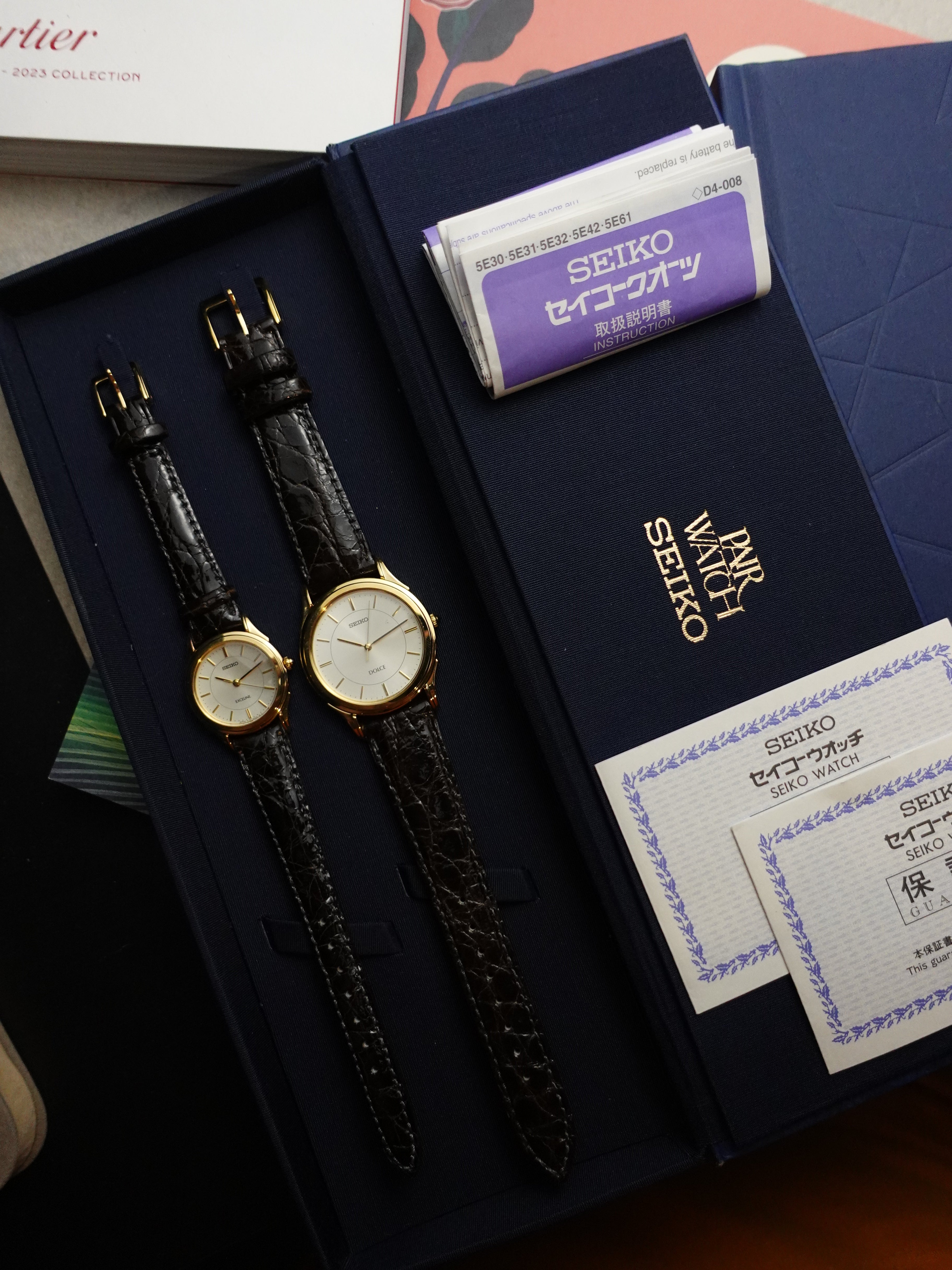 SEIKO DOLCE＆EXCELINE Seiko Pair watch: Dolce & Exceline – My First Vintage