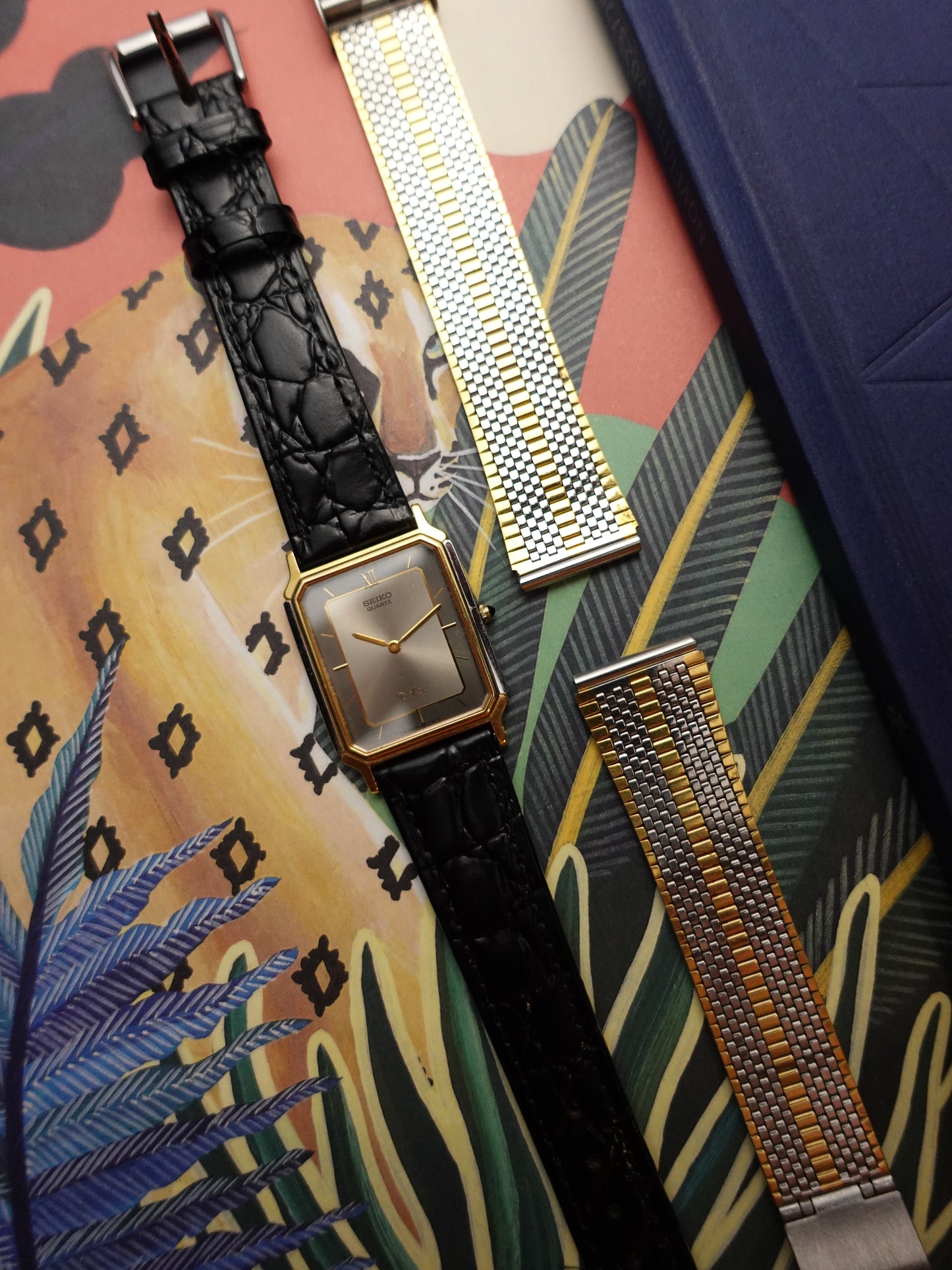 Seiko Dolce 2 tone sector dial