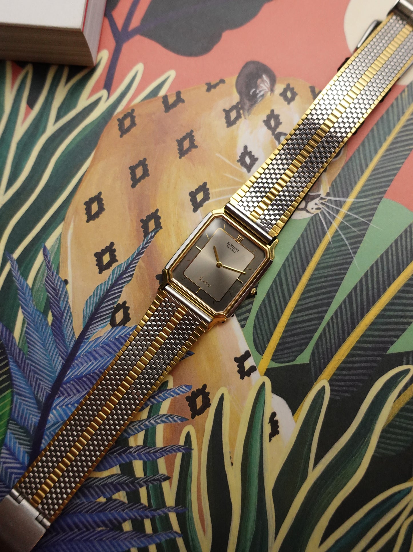 Seiko Dolce 2 tone sector dial