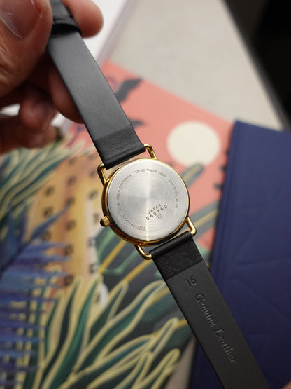 Seiko Alba success Moonphase unique pebble case