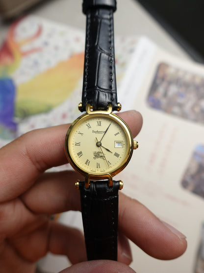 Ladies Burberry T-lugs classic Quartz Swiss Made variation #496