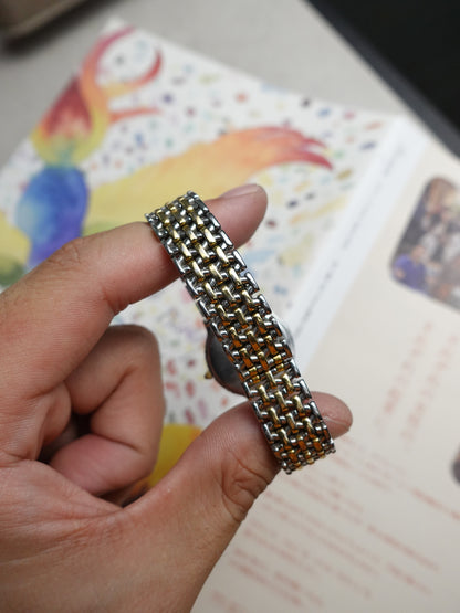 Seiko Exceline Roman Numeral on Spider Weave bracelet #538