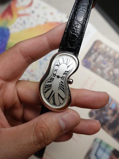 80s Dali's melting watch by Softwatch with original Box #458