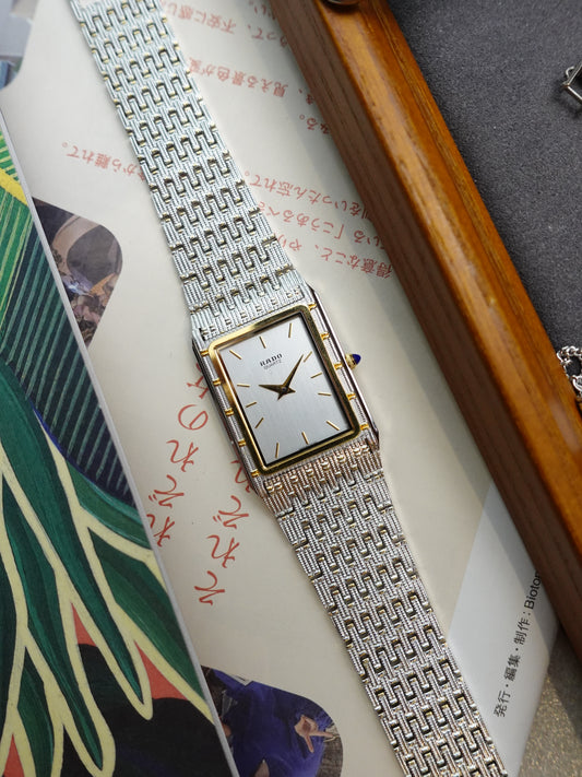 Rado Quartz in full integrated Bracelet in large size #491