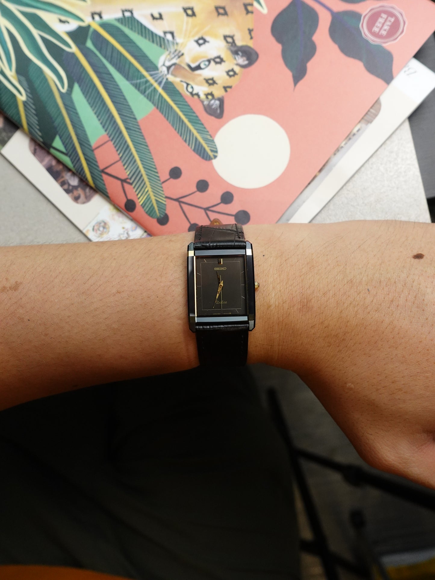 Seiko Dolce Black Ceramic Case