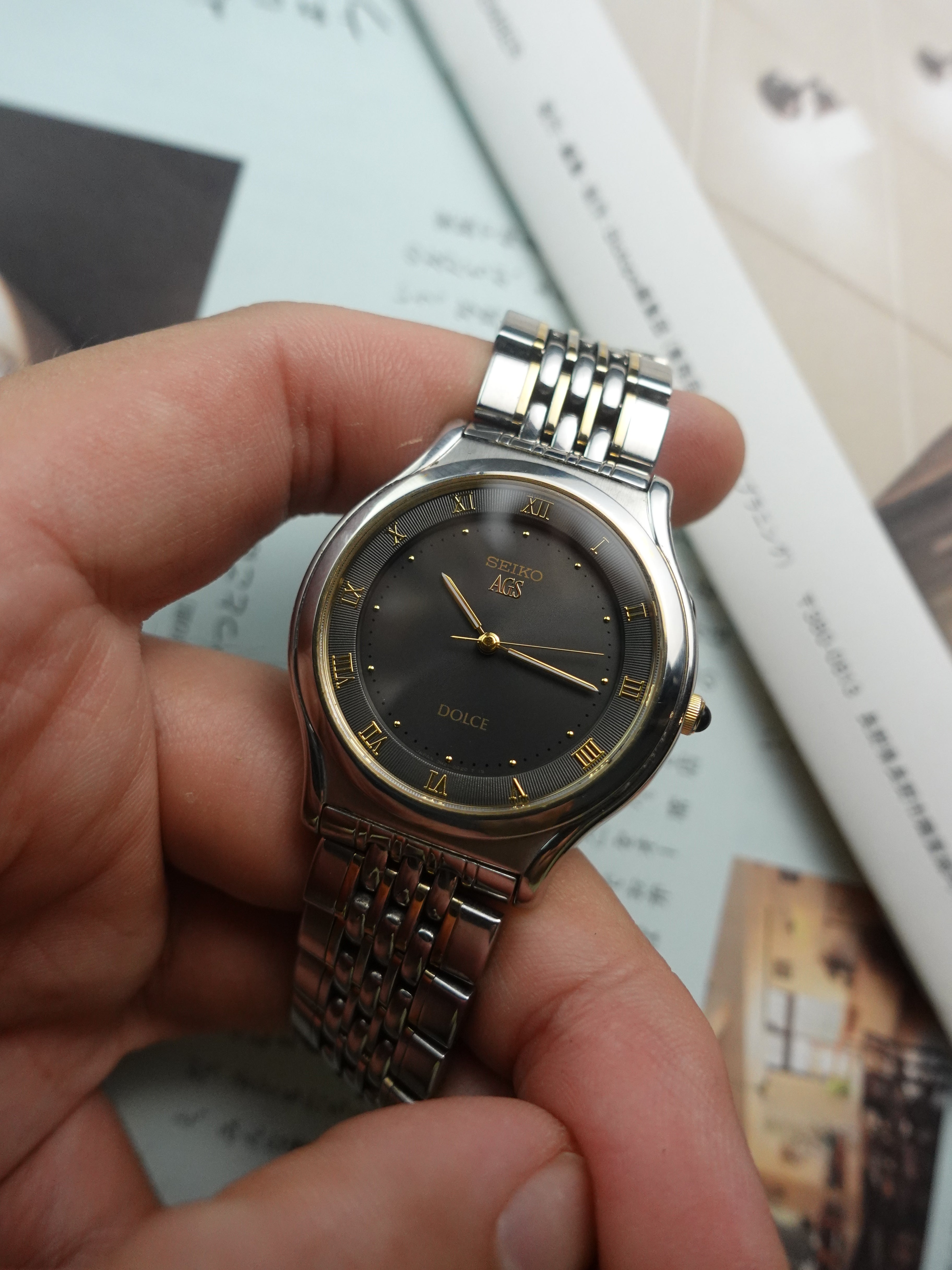 Seiko Dolce AGS (automatic quartz movement) – My First Vintage