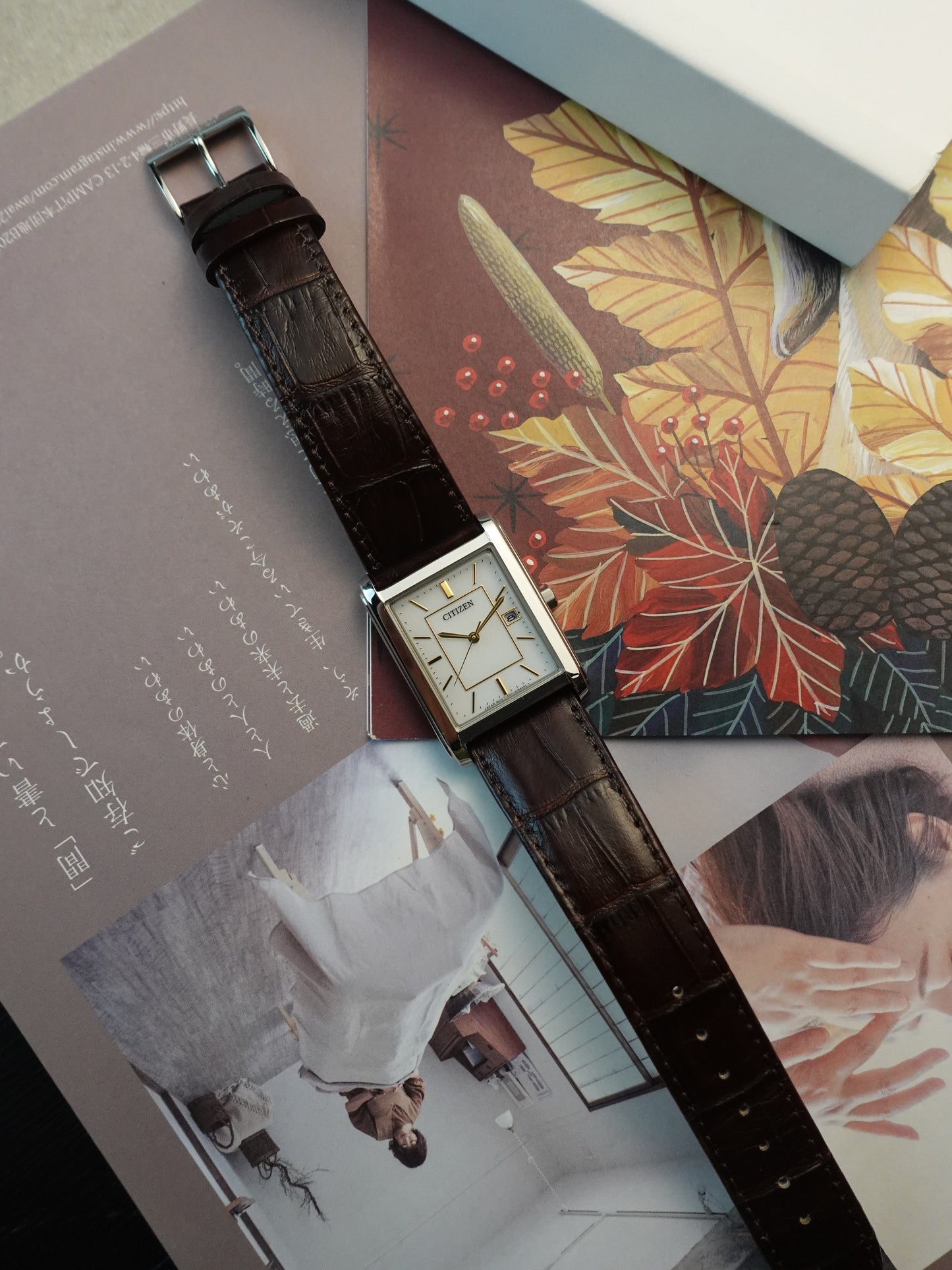 Citizen Eco-Drive Tank couple set (new solar batteries)