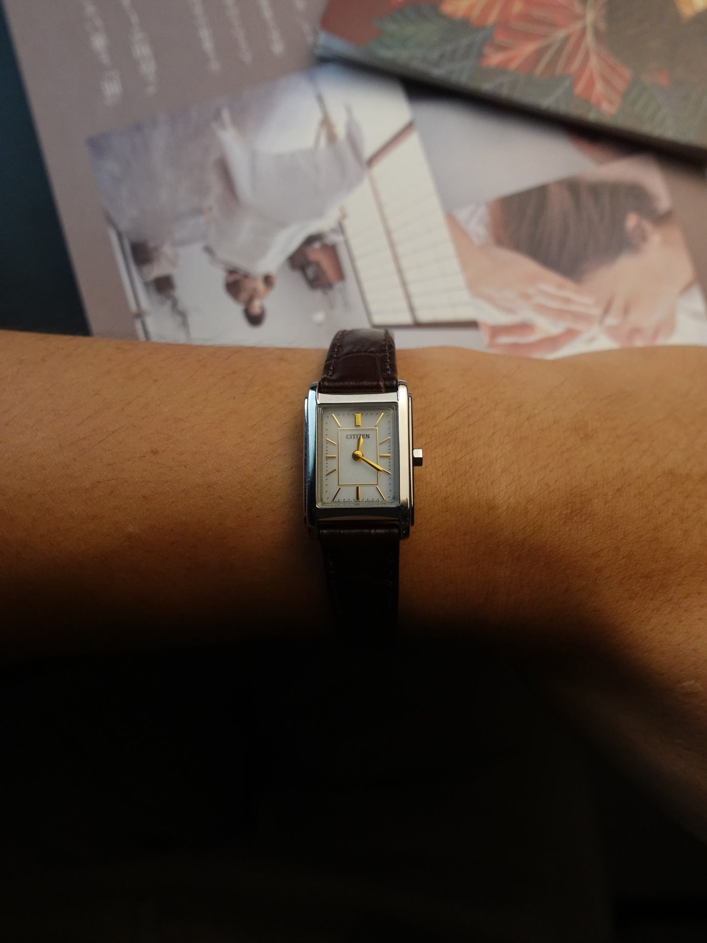 Citizen Eco-Drive Tank couple set (new solar batteries)