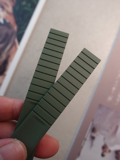 Cut to Size Flouro Rubber Watch Strap AKA Potong to Size lah!