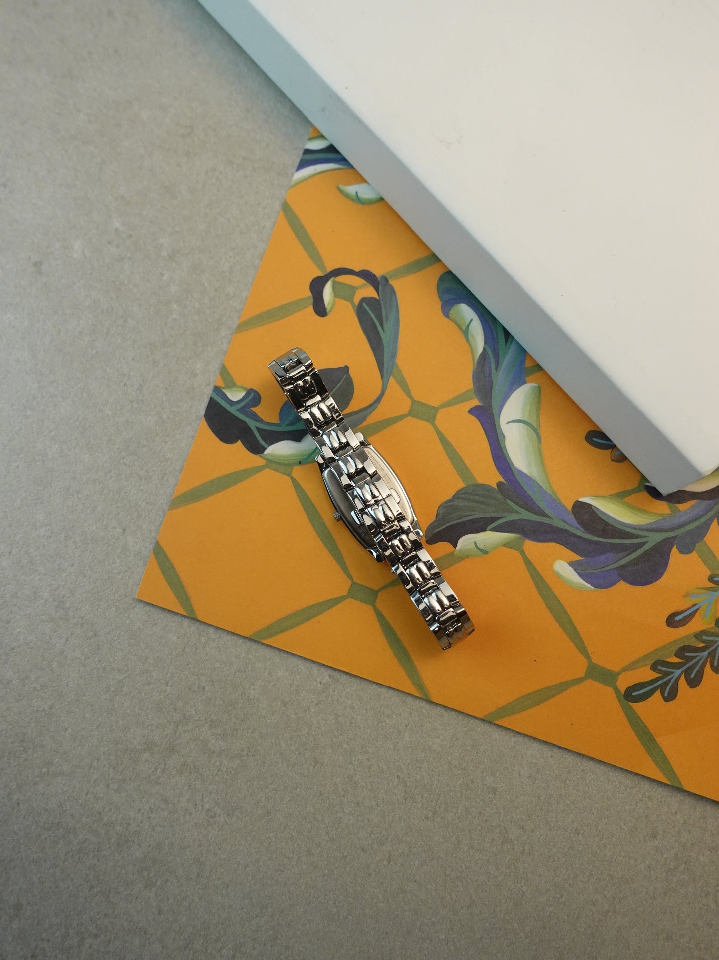 Citizen Eco-drive Tonneau with side diamonds and mother of pearl dial