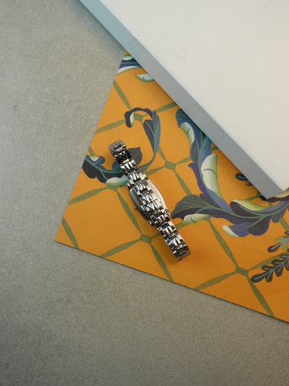 Citizen Eco-drive Tonneau with side diamonds and mother of pearl dial