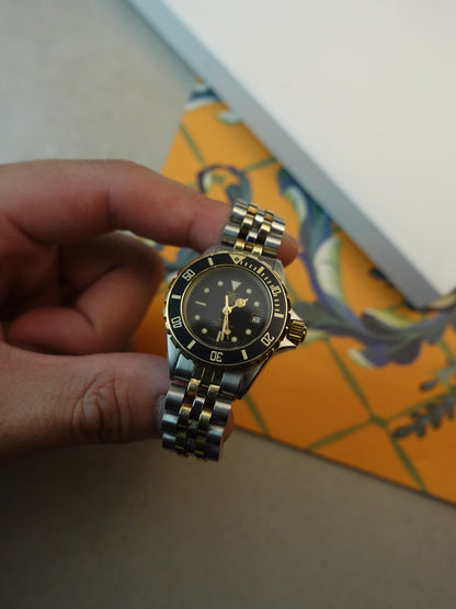 Ladies Tag Heuer 1000 2-tone Submariner with original warranty & links