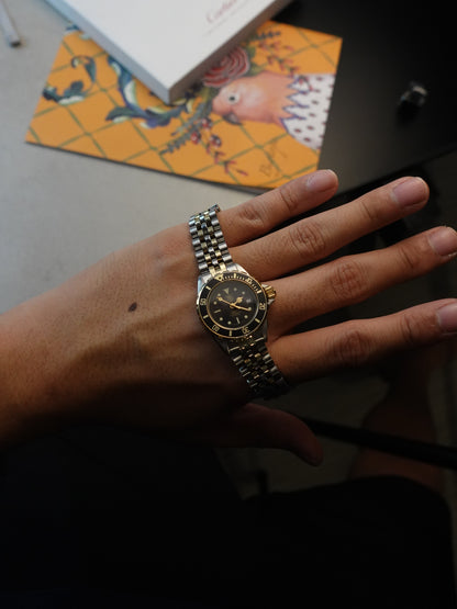 Ladies Tag Heuer 1000 2-tone Submariner with original warranty & links