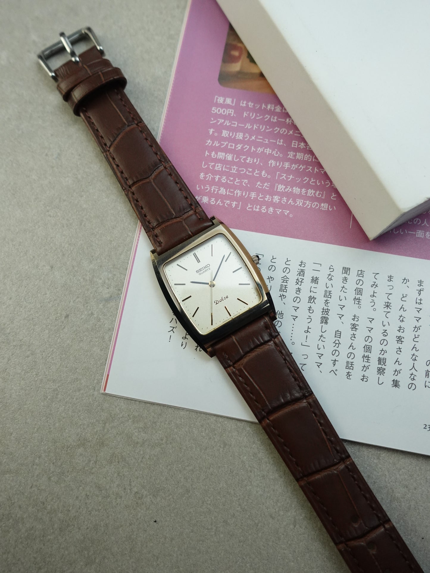 Seiko Dolce 'tortue'