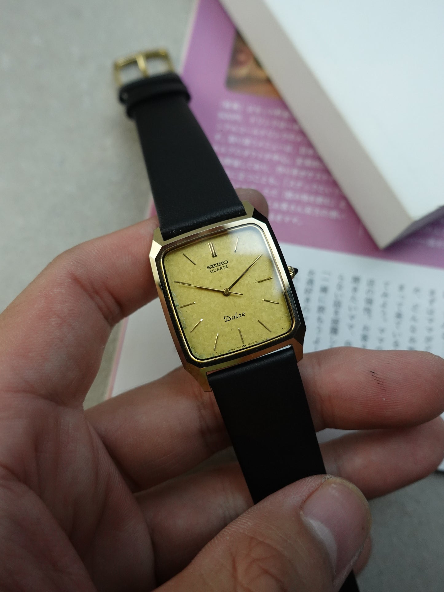 Seiko Dolce 7731-5040 Scratch resistant case