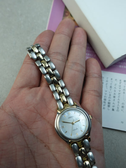 Ladies Seiko Exceline Bracelet blue Mother of Peal dial