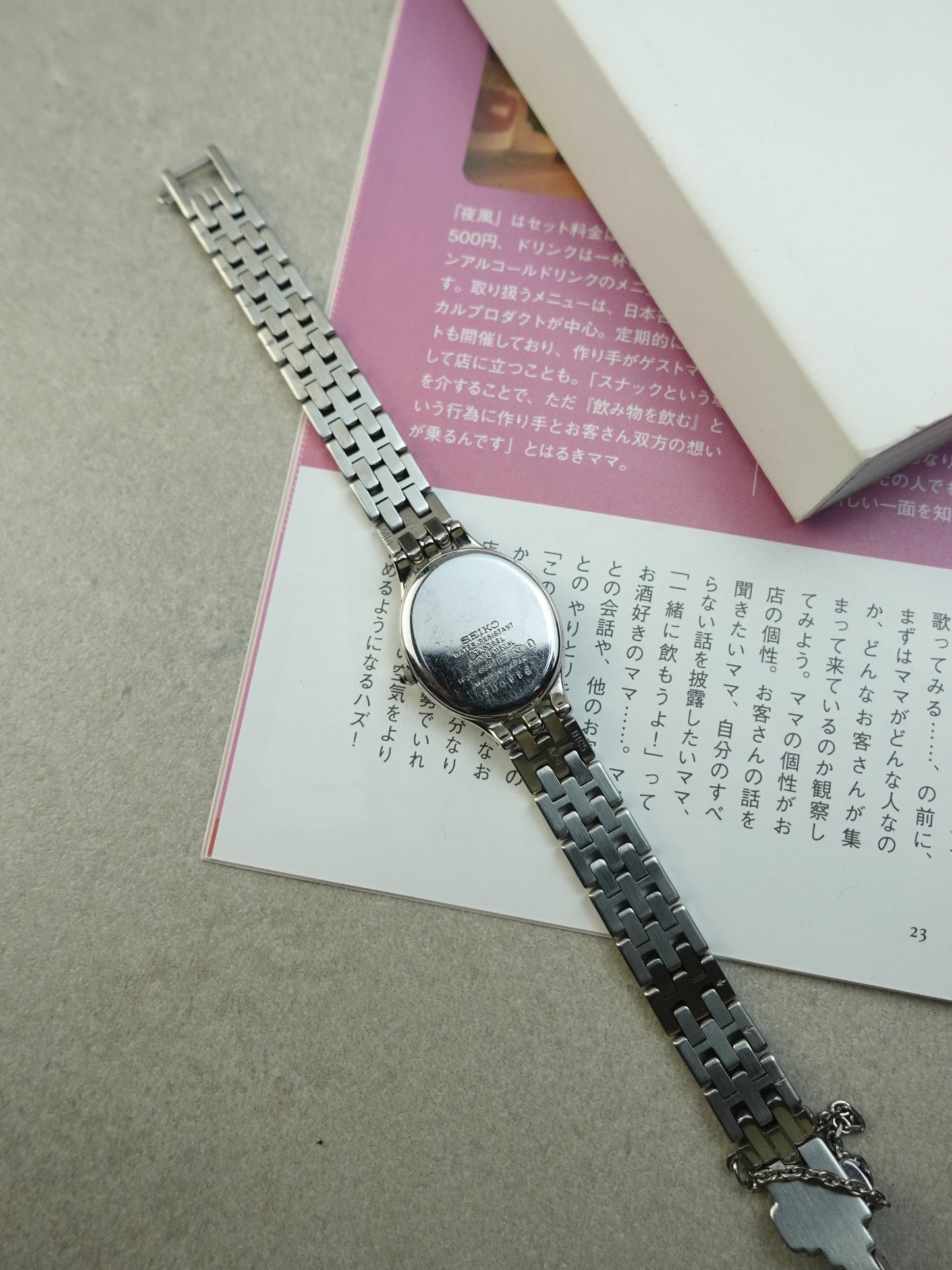 Seiko Exceline Bracelet with Pink Mother of pearl dial