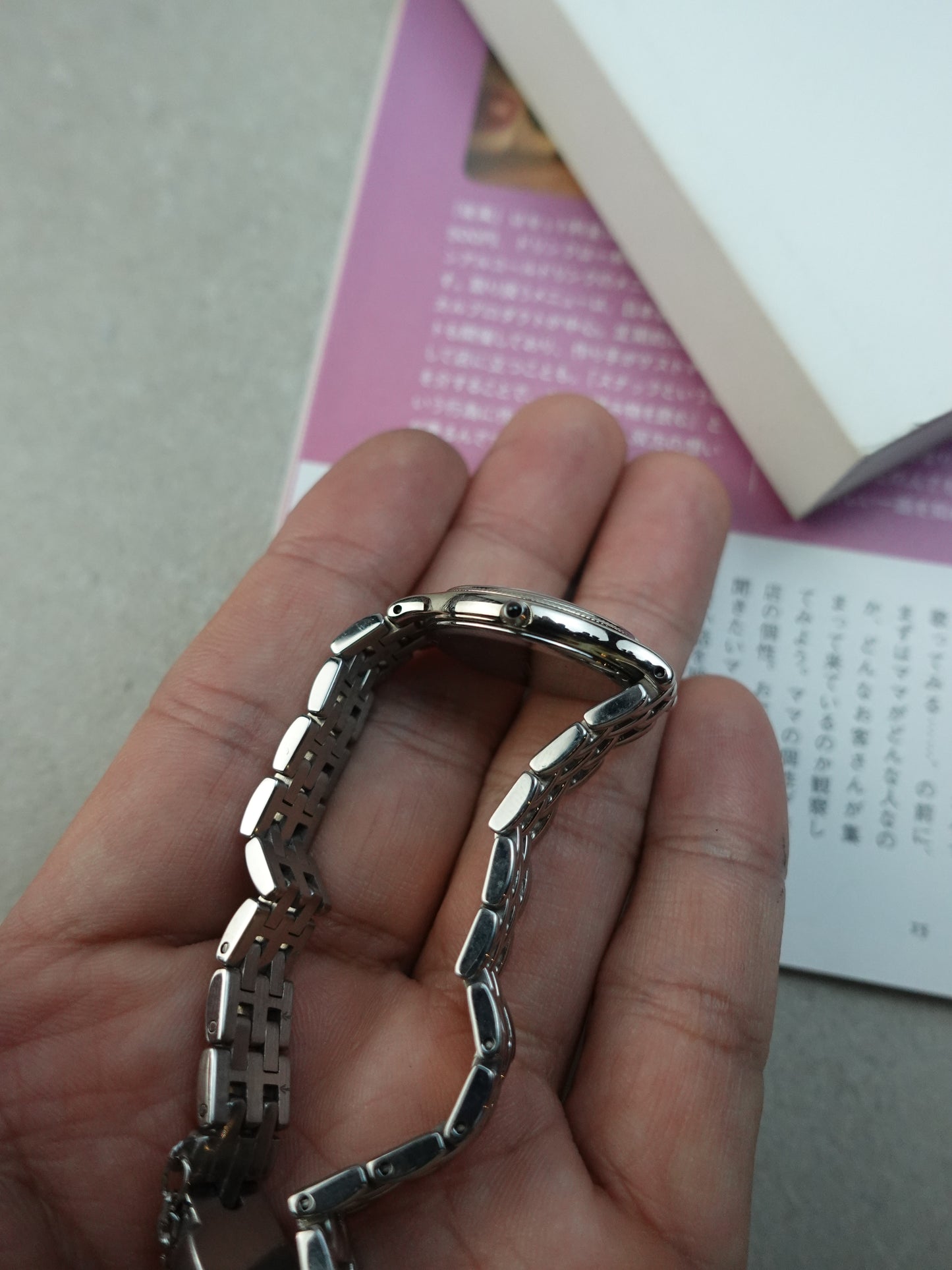 Seiko Exceline Bracelet with Pink Mother of pearl dial