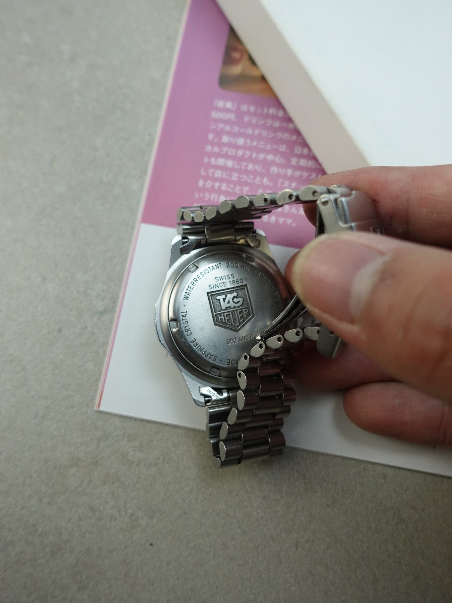Men's Tag Heuer 2000 Professional dive watch