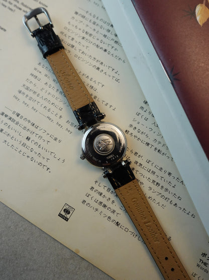 Ladies Burberry Classic Guilloche T-lugs Silver swiss made variation