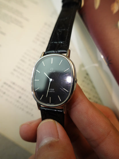 Omega De-ville Elipse Waffle dial Quartz (with Spider Dial)