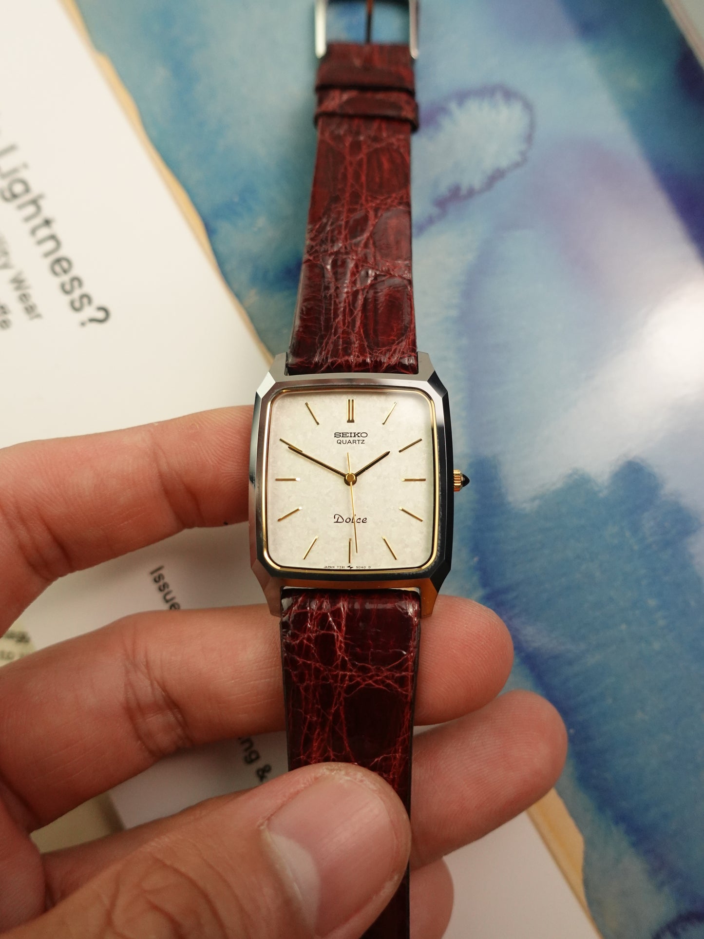 Seiko Dolce 7731-5040 with original buckle and strap